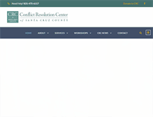 Tablet Screenshot of crcsantacruz.org